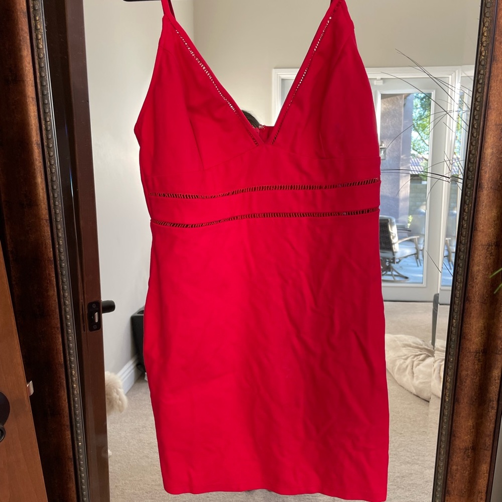 Red party girl lulus dress